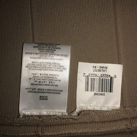 BCBG MaxAzria Taupe Bandage Skirt - Picture 4 of 5